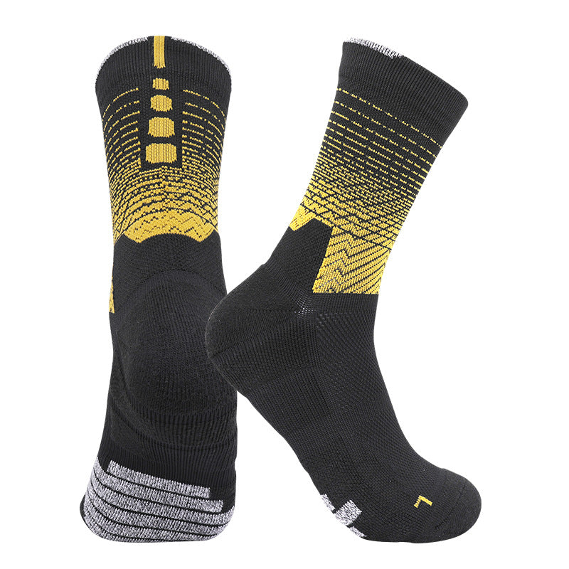 Men's Gradient Sports Socks | Quick-Dry Anti-Slip | Cycling & Running
