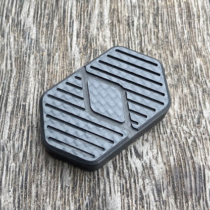 Carbon Fibre Rotary Push Card Coin Decompression Fidget Spinner