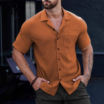 Men's Wrinkle-Resistant Short Sleeve Shirt | Business Casual