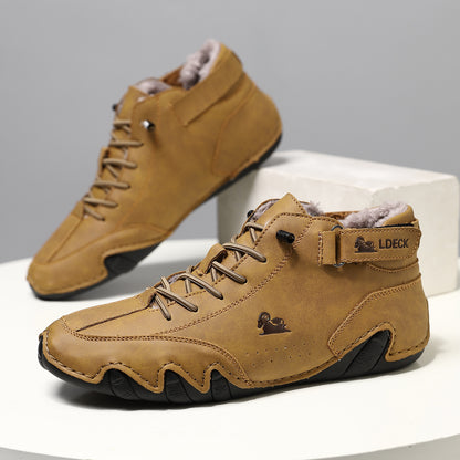 Fleece-Lined Martin Boots – Plush Lining, Unisex | EU 34–50
