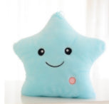 Glow-in-the-Dark Star Plush Pillow | LED Light Up | Gift