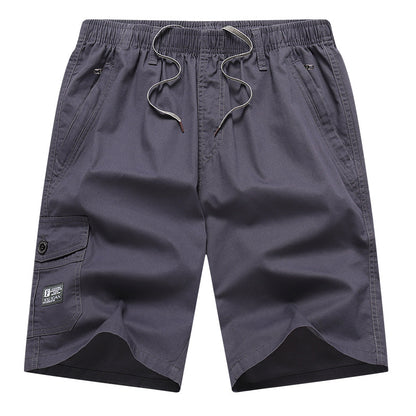 Men's Cotton Casual Work Shorts | Relaxed Fit Drawstring L-5XL