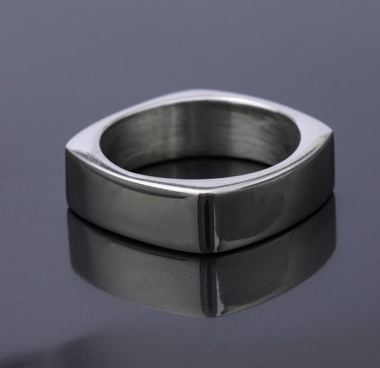 Unisex Palace Style Geometric Ring – Handcrafted Gold & Silver Couple Tail Band