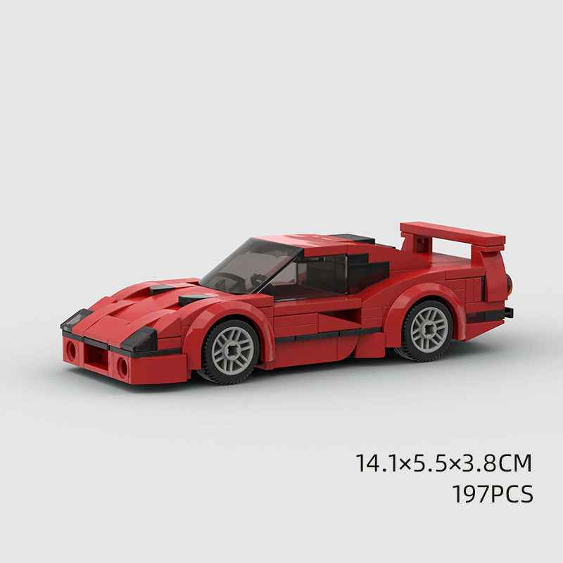 Children's Toys Car Model Sports Car And Small Particle Building Blocks MOC Educational Toys