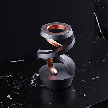 Anti-Gravity Suspended Gyro | Luxury Stainless Steel Desk Ornament | 6 Finishes