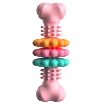 TPR Dog Bone Chew Toy | Dental Cleaning & Gum Massage for Dogs