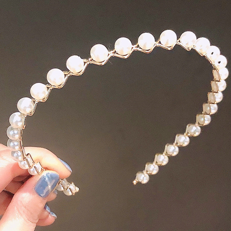 Korean Pearl Headband – 19 Styles | Plated Metal & Pearl