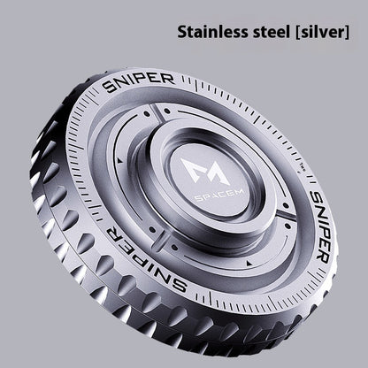 Sniper Stainless Steel Multi-Play Gyro Fidget Toy | Premium EDC Gift